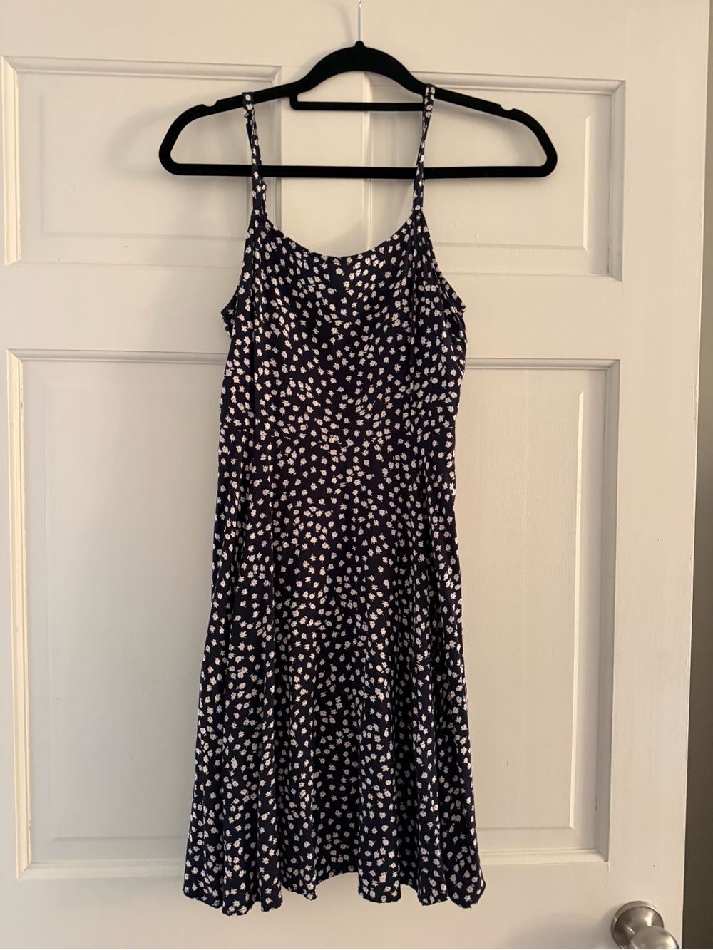 GAP Navy Mini Dress with White Floral Print
